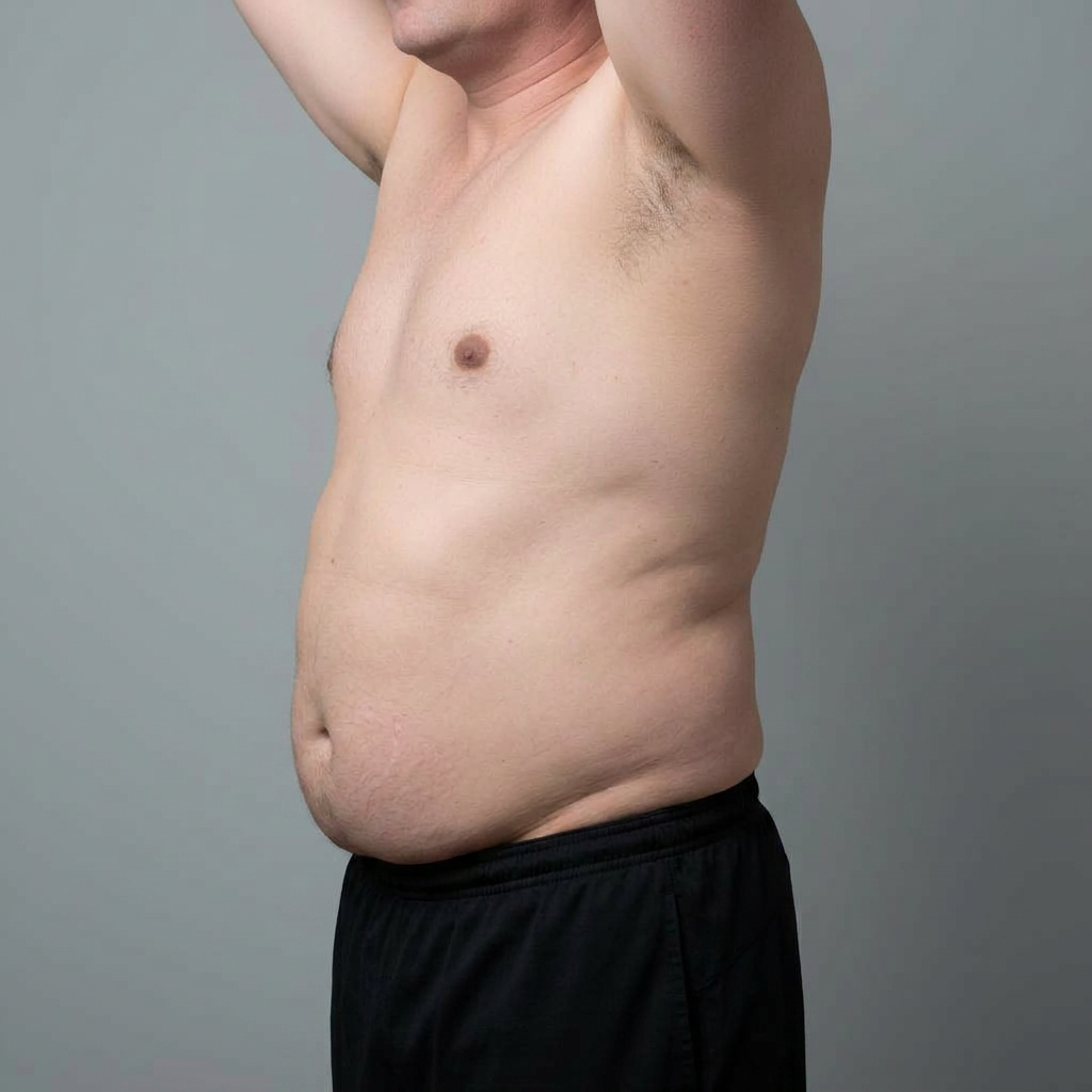 Flank & waistline transformation before